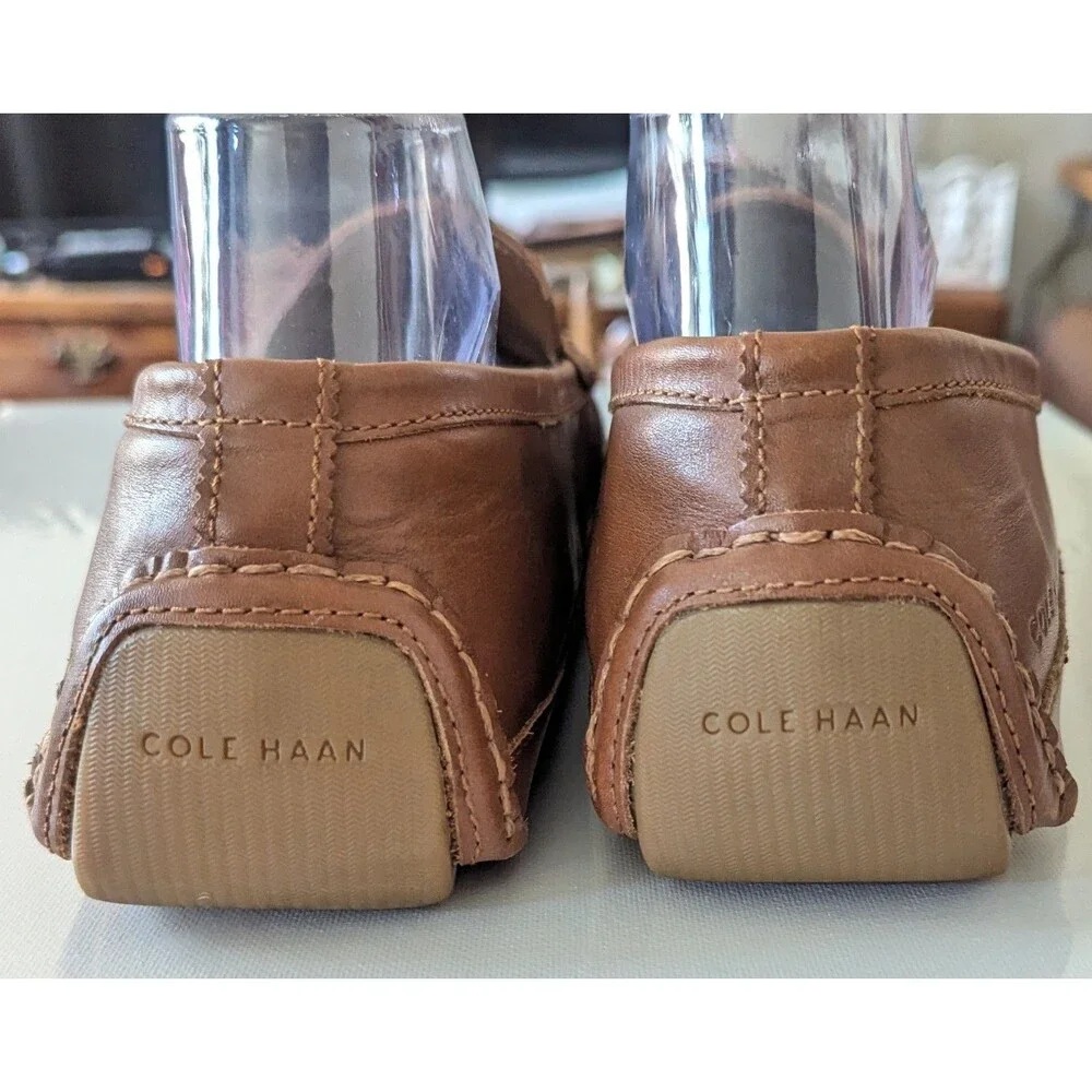 Cole Haan Wyatt Bit Driver Men's Loafers British Tan Leather Size 11.5